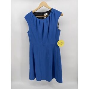 New Size 10 Blue Tank Dress P Zip Up